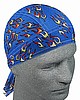 Blue Small Flame, Standard Headwrap